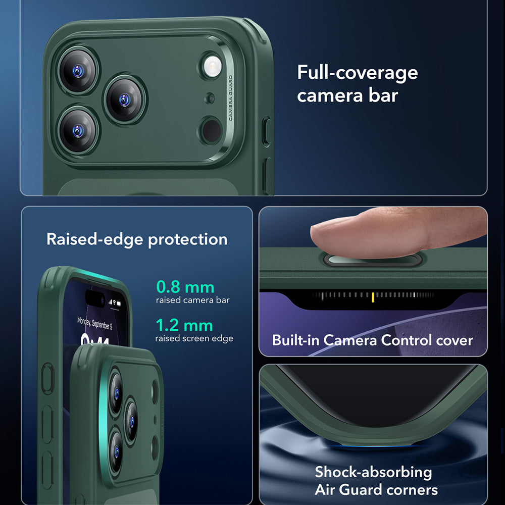 ESR - Classic Hybrid HaloLock - iPhone 17 Pro - Frosted Green