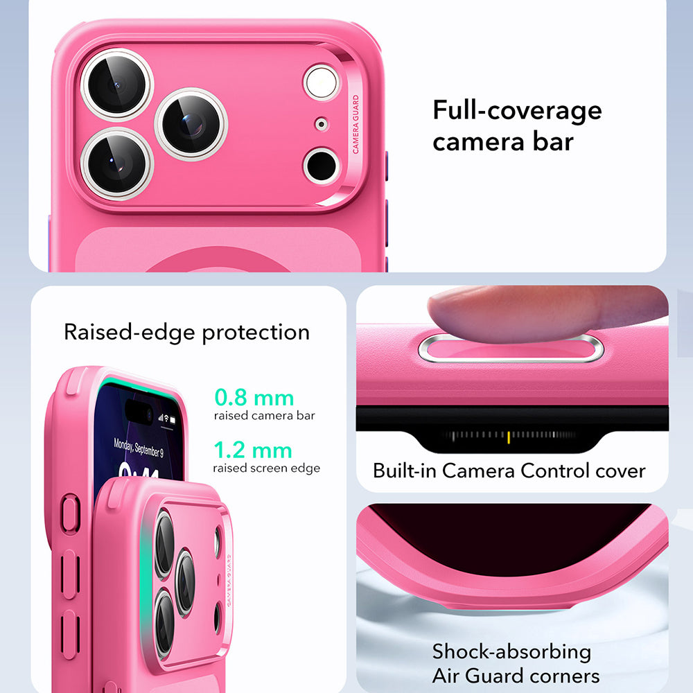 ESR - Classic Hybrid HaloLock - iPhone 17 Pro - Frosted Pink