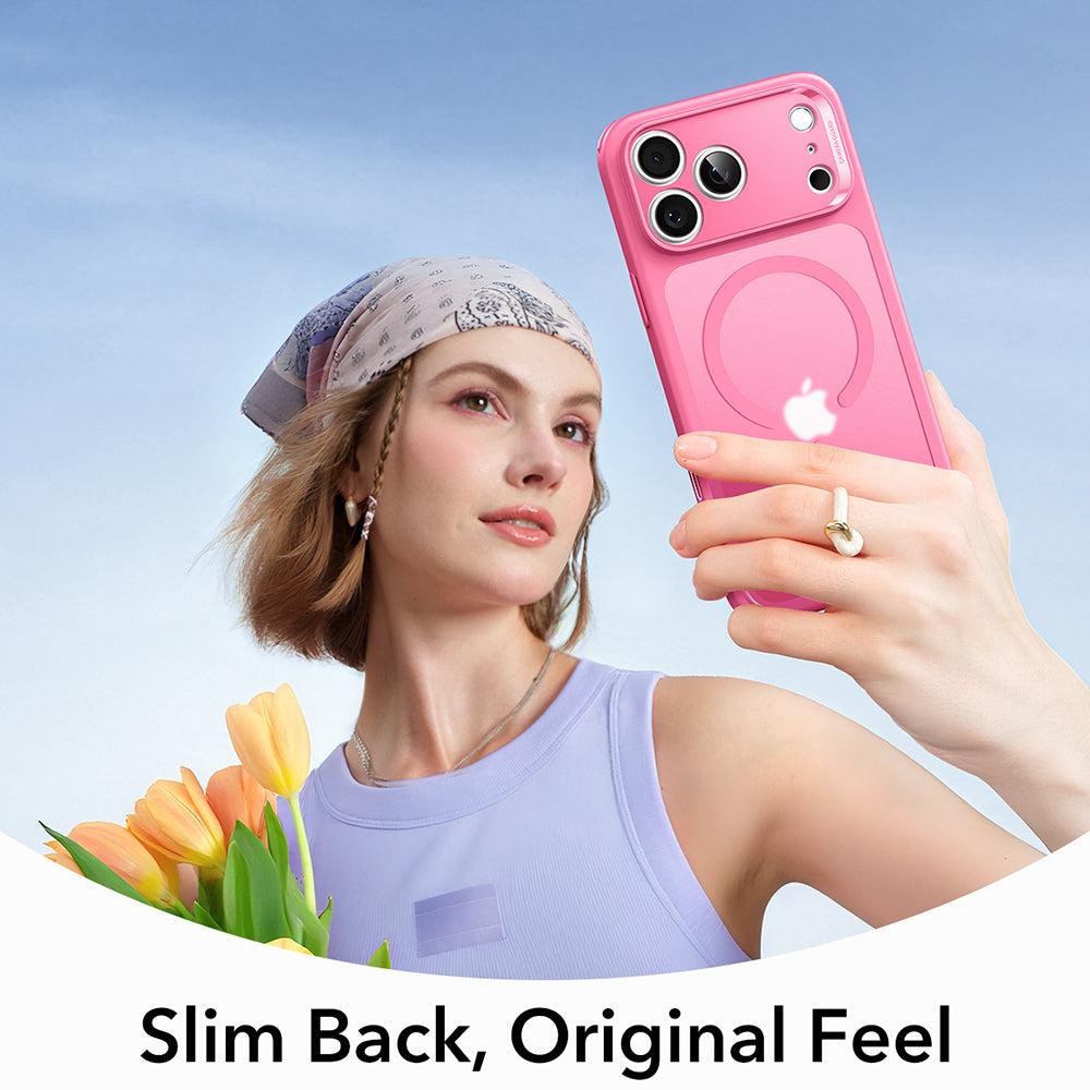 ESR - Classic Hybrid HaloLock - iPhone 17 Pro Max - Frosted Pink
