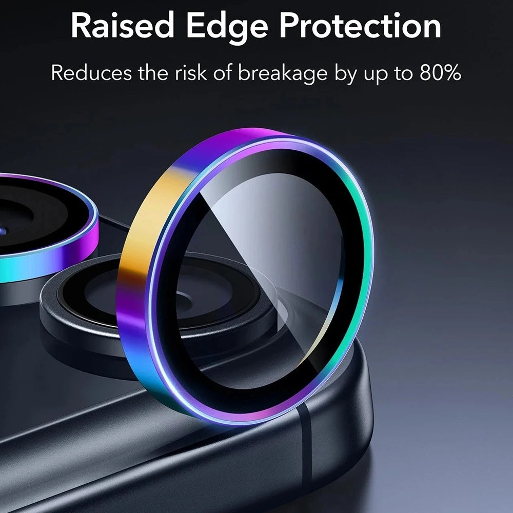 ESR - Armorite Camera Lens Protectors - iPhone 14 Pro/Pro Max/15 Pro/Pro Max/16 Pro/16 Pro Max/17 Pro/17 Pro Max - Chrom