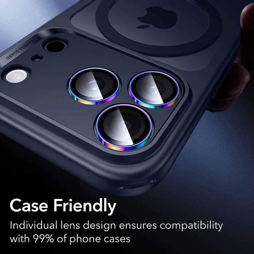 ESR - Armorite Camera Lens Protectors - iPhone 14 Pro/Pro Max/15 Pro/Pro Max/16 Pro/16 Pro Max/17 Pro/17 Pro Max - Chrom