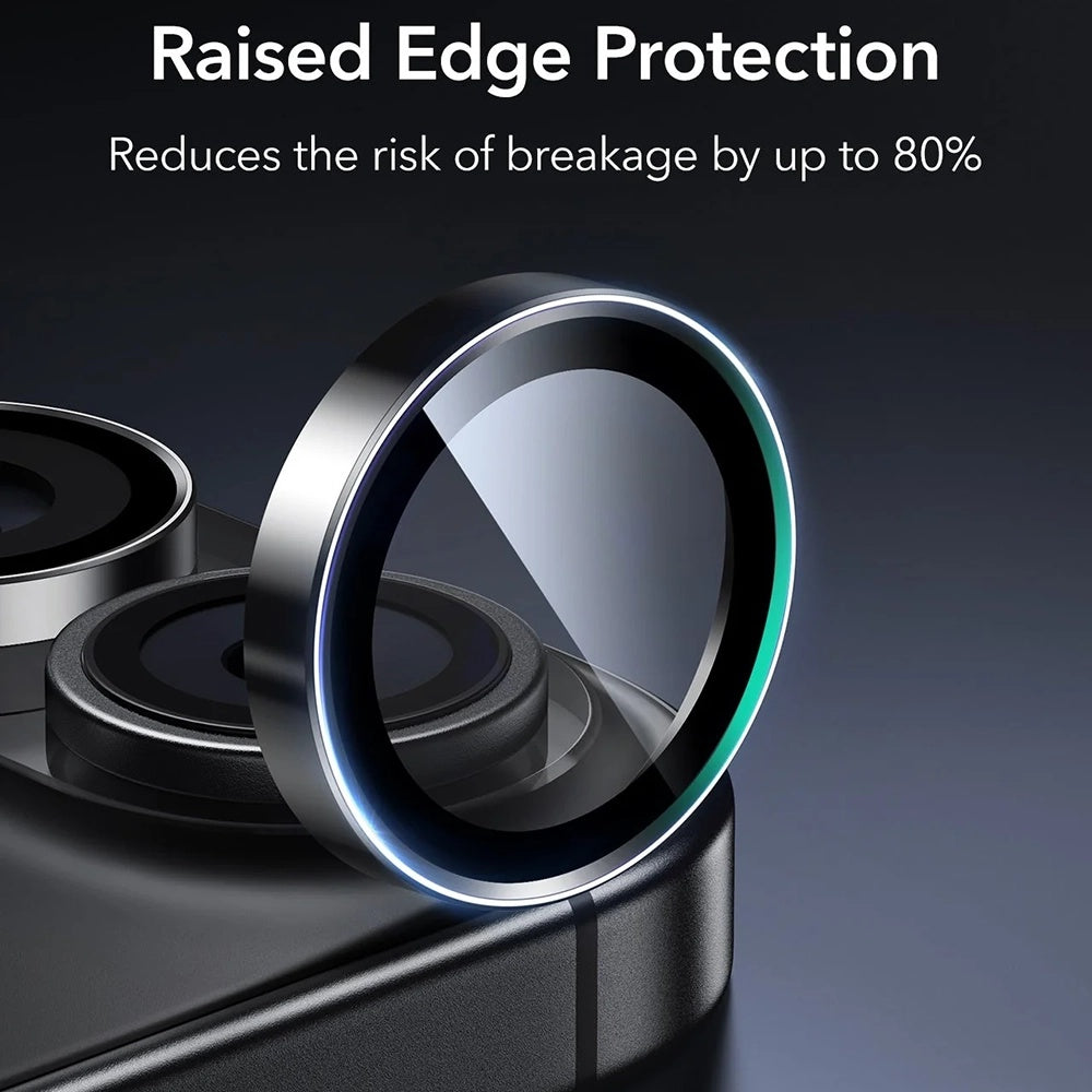 ESR - Armorite Camera Lens Protectors (2 pack) - iPhone 16 / iPhone 16 Plus / iPhone 17 - Black