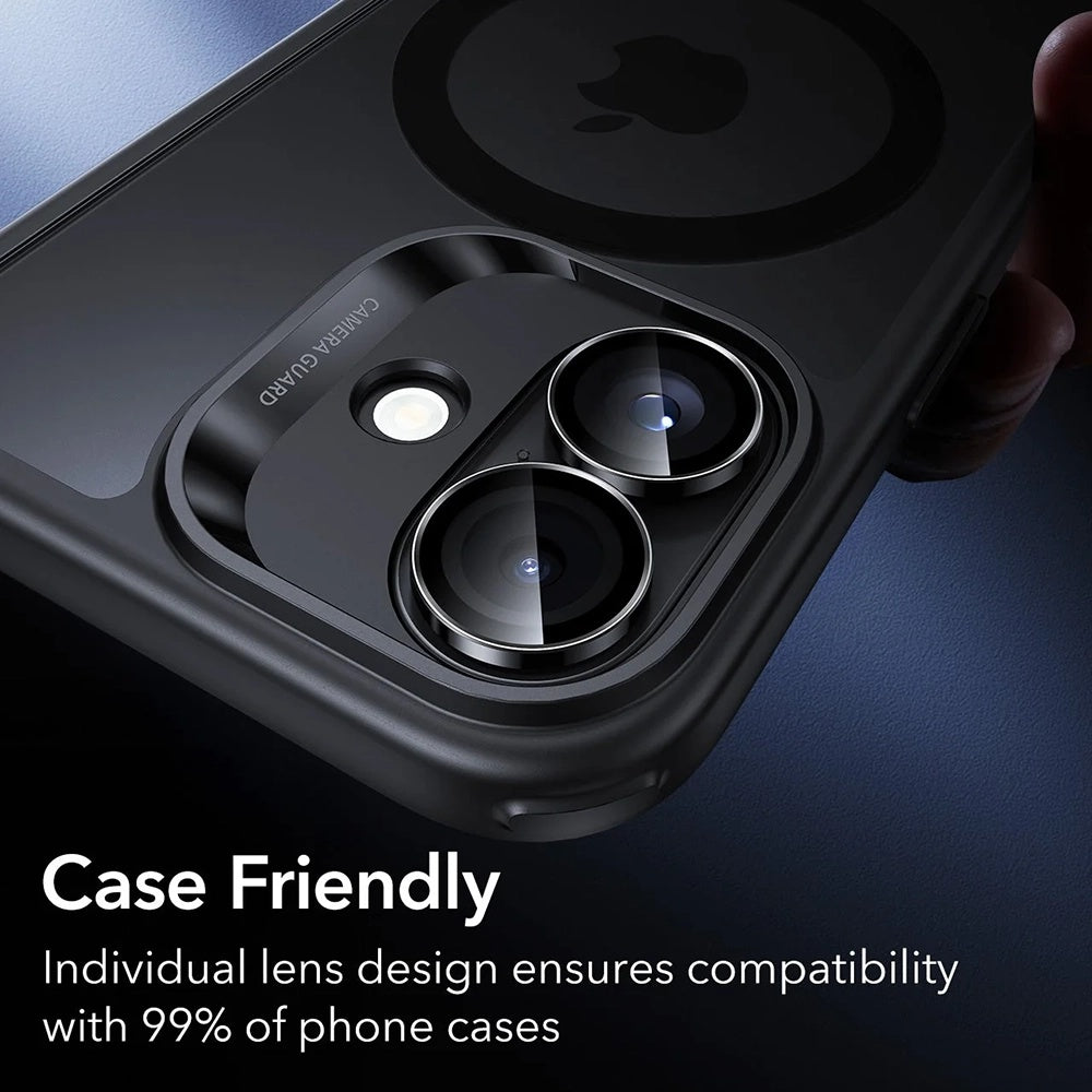 ESR - Armorite Camera Lens Protectors (2 pack) - iPhone 16 / iPhone 16 Plus / iPhone 17 - Black