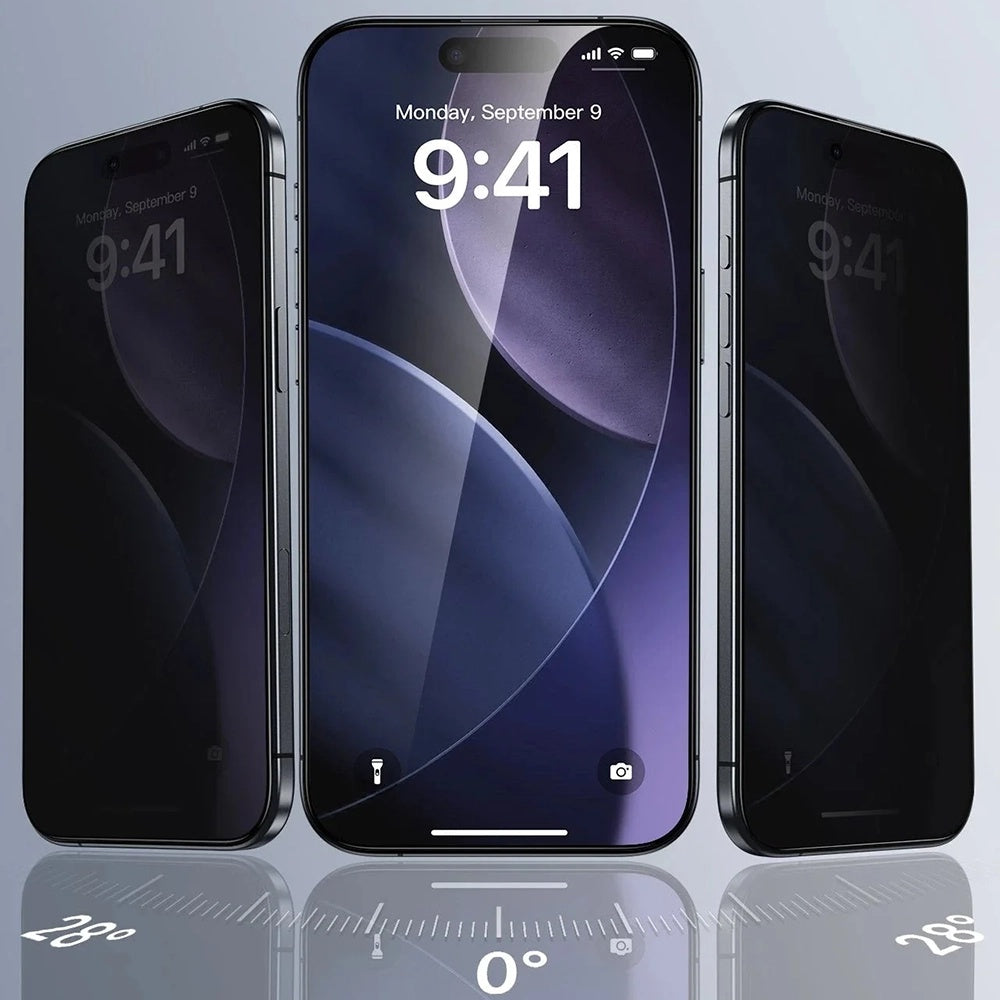ESR - Privacy Tempered Glass UltraFit (3 pack) - iPhone 17 Air - Black