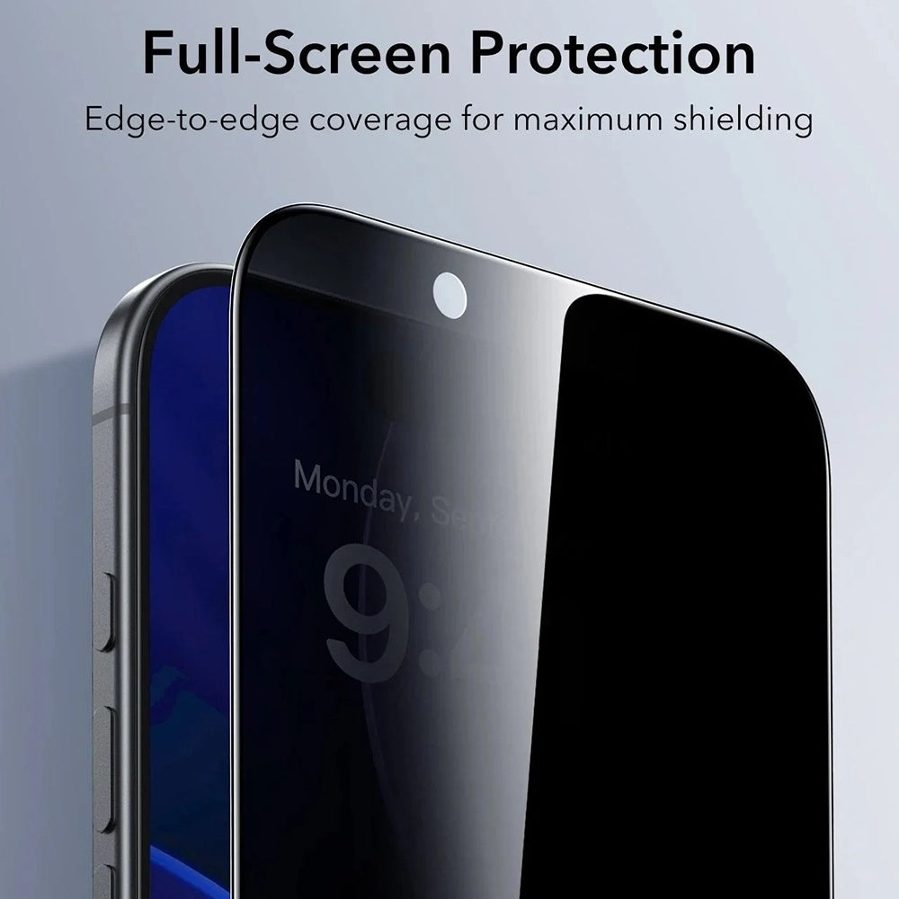 ESR - Privacy Tempered Glass UltraFit (3 pack) - iPhone 17 Air - Black