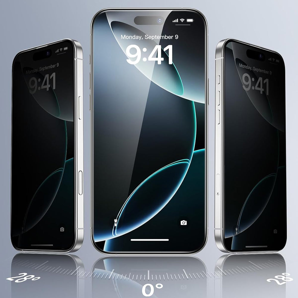 ESR - Privacy Tempered Glass (3 pack) - iPhone 17 Air - Black