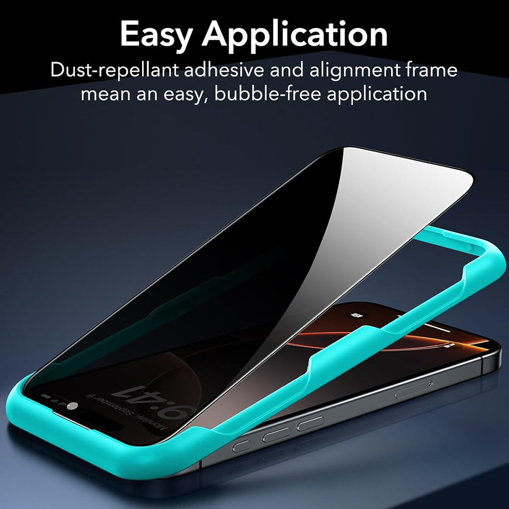 ESR - Privacy Tempered Glass (3 pack) - iPhone 17 Air - Black