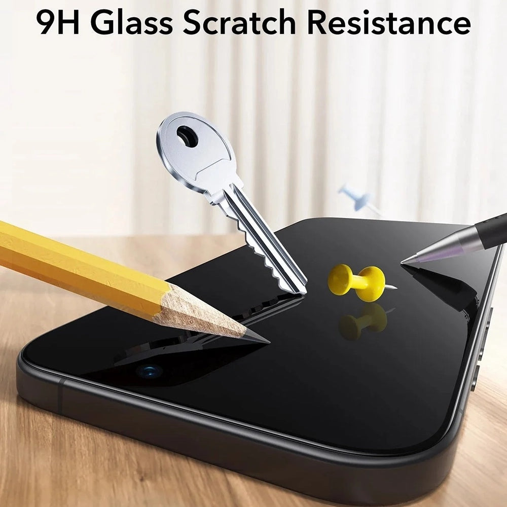 ESR - Tempered Glass UltraFit (3 pack) - iPhone 17 Air - Black