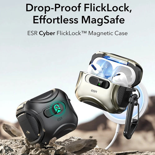 ESR - Cyber FlickLock HaloLock - Apple AirPods Pro 3 - Titanium