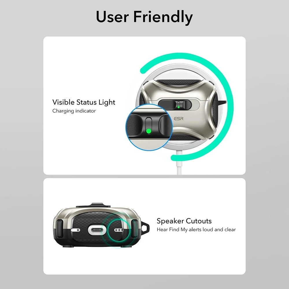 ESR - Cyber FlickLock HaloLock - Apple AirPods Pro 3 - Titanium