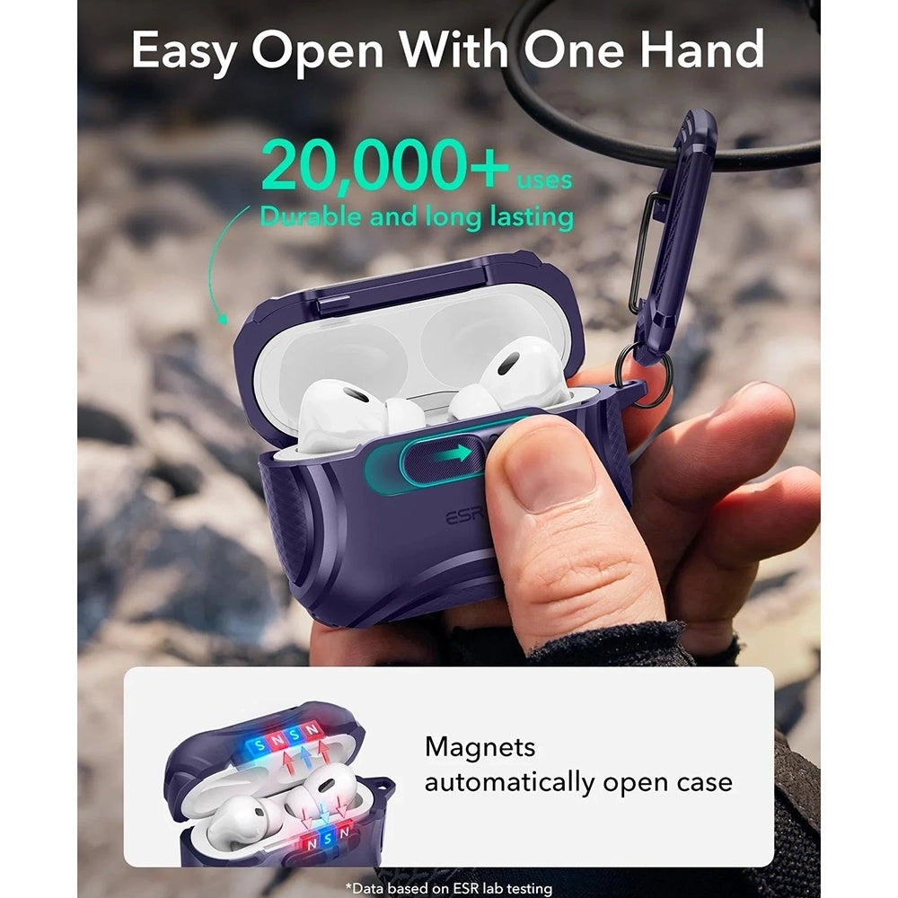 ESR - Cyber FlickLock HaloLock - Apple AirPods Pro 3 - Purple