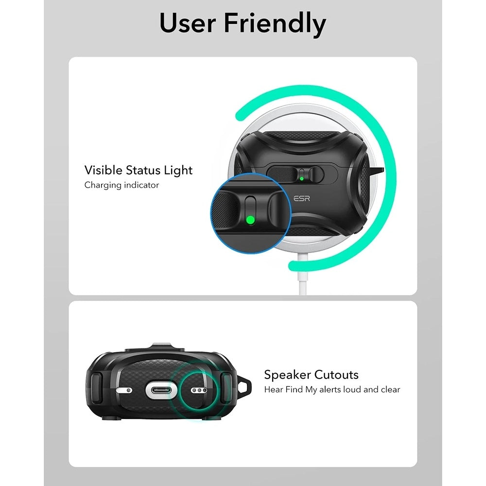 ESR - Cyber FlickLock HaloLock - Apple AirPods Pro 3 - Black