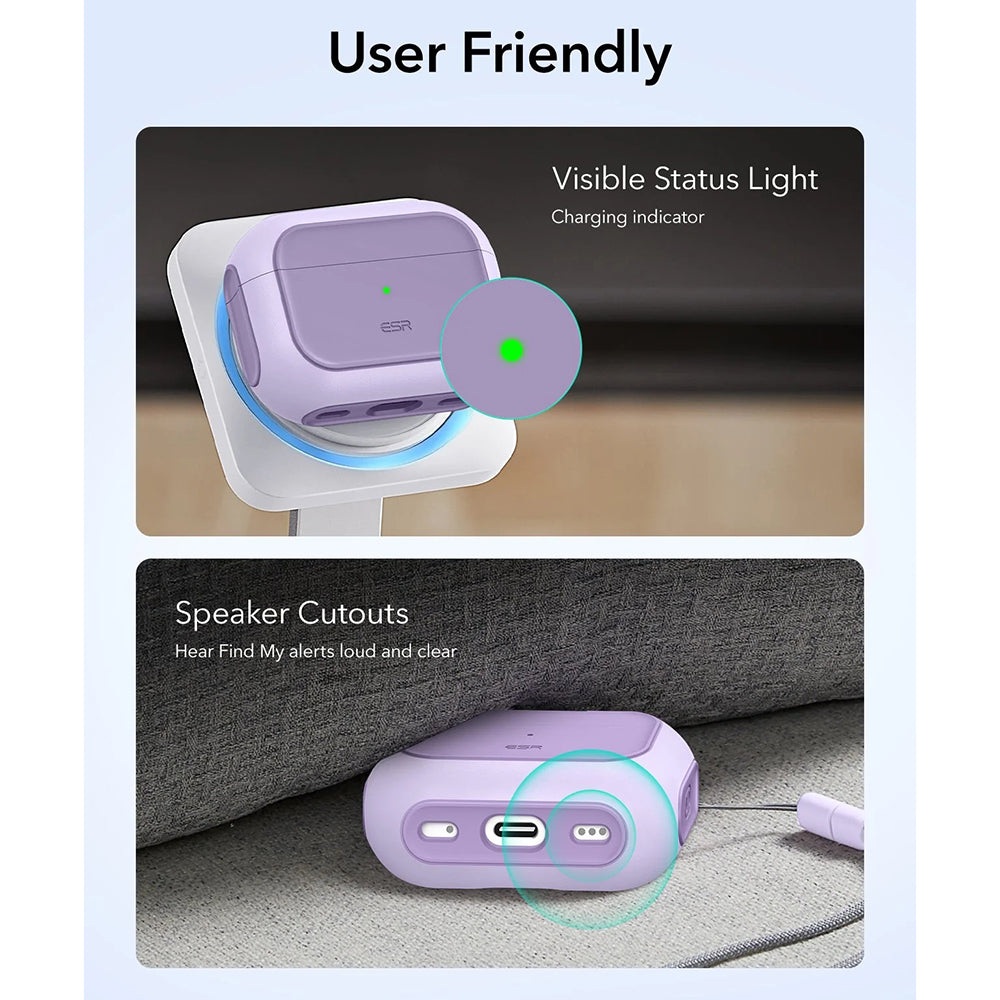 ESR - Orbit Hybrid HaloLock - Apple AirPods Pro 3 - Lavender