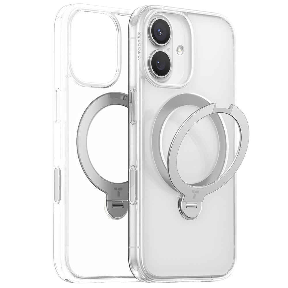 Torras - Ostand Spin MagSafe Series - iPhone 17 - Clear