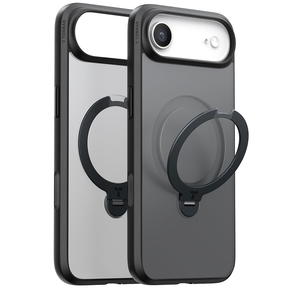 Torras - Ostand Spin MagSafe Series - iPhone 17 Air - Black