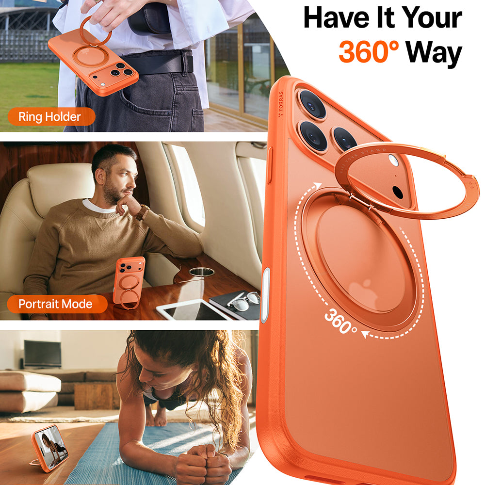 Torras - Ostand Pro MagSafe Series - iPhone 17 Pro Max - Orange
