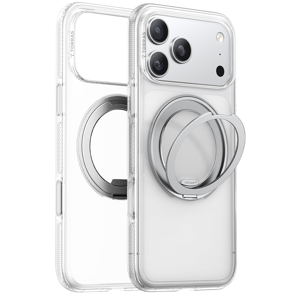 Torras Husa de protectie Torras Ostand R Fitness Series compatibil cu iPhone 17 Pro Max, Transparent
