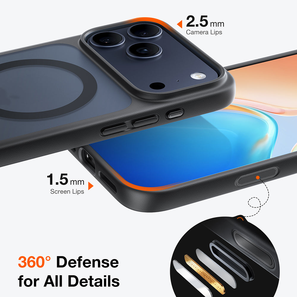 Torras - Guardian Magnetic Series - iPhone 17 Pro - Black