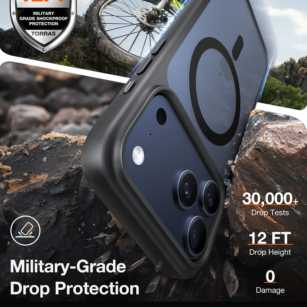 Torras - Guardian Magnetic Series - iPhone 17 Pro - Black