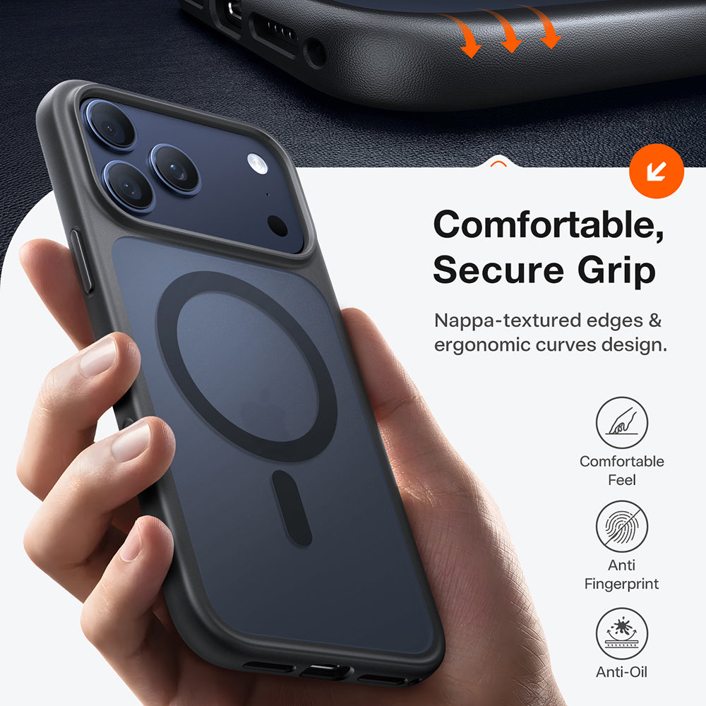 Torras - Guardian Magnetic Series - iPhone 17 Pro Max - Black