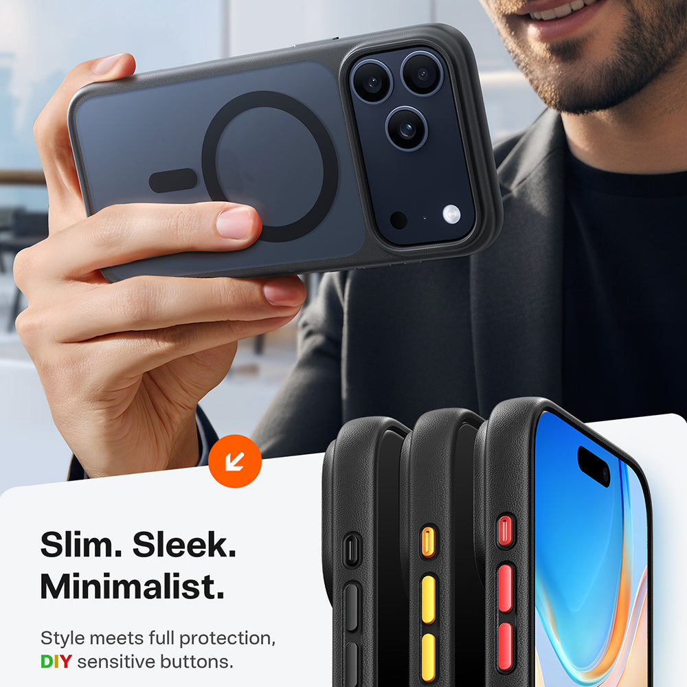 Torras - Guardian Magnetic Series - iPhone 17 Pro Max - Black
