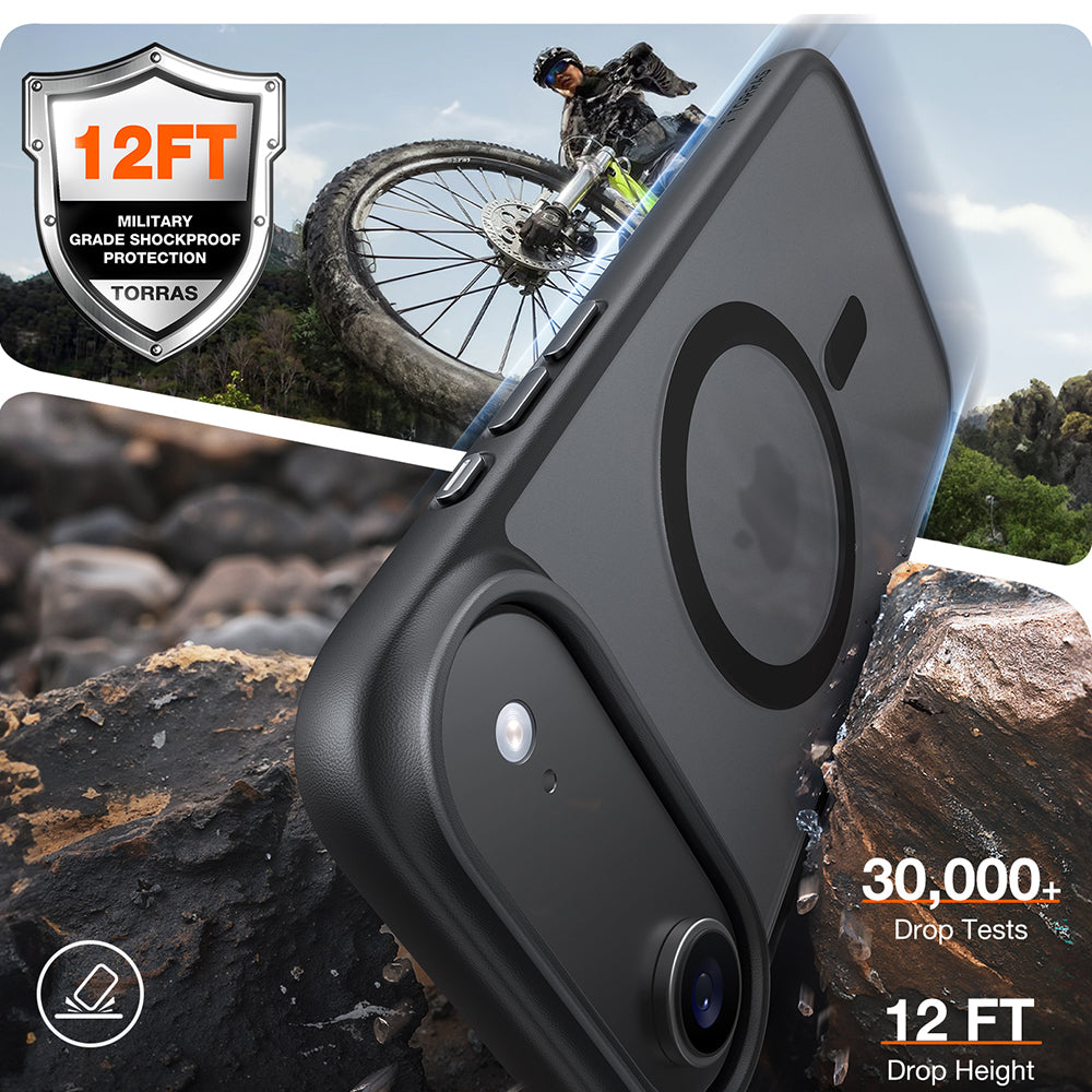 Torras - Guardian Magnetic Series - iPhone 17 Air - Black