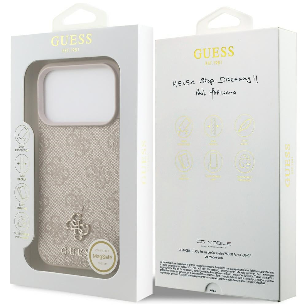 Guess - 4G Small and Classic Logo MagSafe (GUHMP17LP4SM4MP) - iPhone 17 Pro - Pink