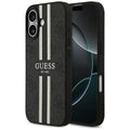 Husa pentru iPhone 17 - Guess Hardcase 4G Printed Stripes MagSafe (GUHMP17SP4RPSK) - Black