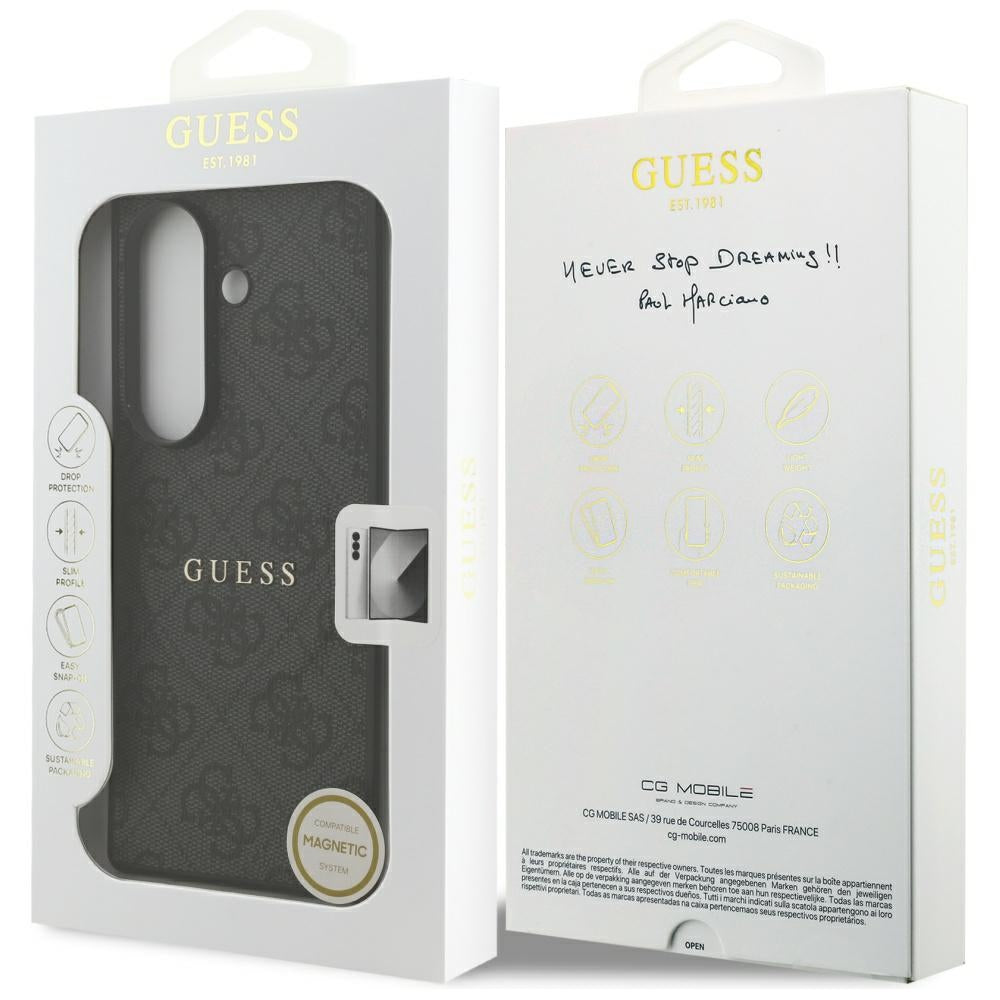 Guess Husa de protectie Guess Hardcase 4G Classic MagSafe (GUHMZFD7P4MSEGCK) compatibil cu Samsung Galaxy Z Fold7, Negru