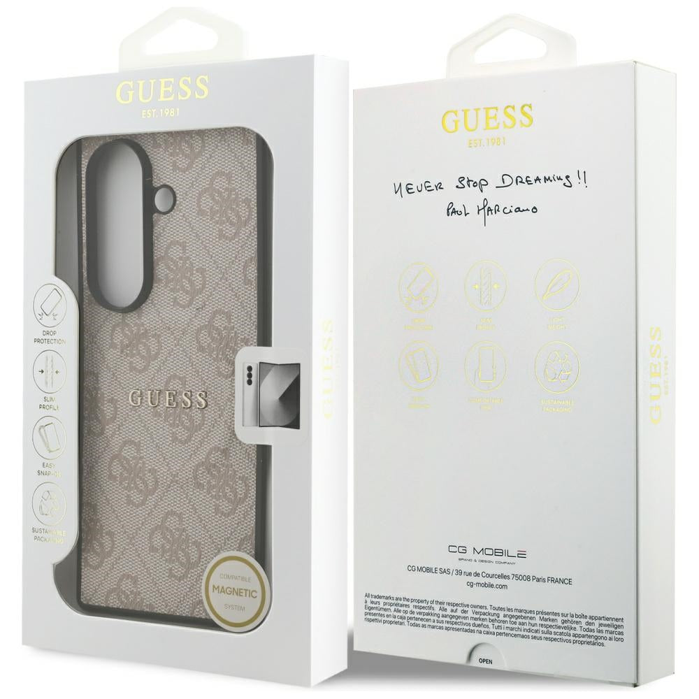 Husa pentru Samsung Galaxy Z Fold7 - Guess Hardcase 4G Classic MagSafe (GUHMZFD7P4MSEGCP) - Pink