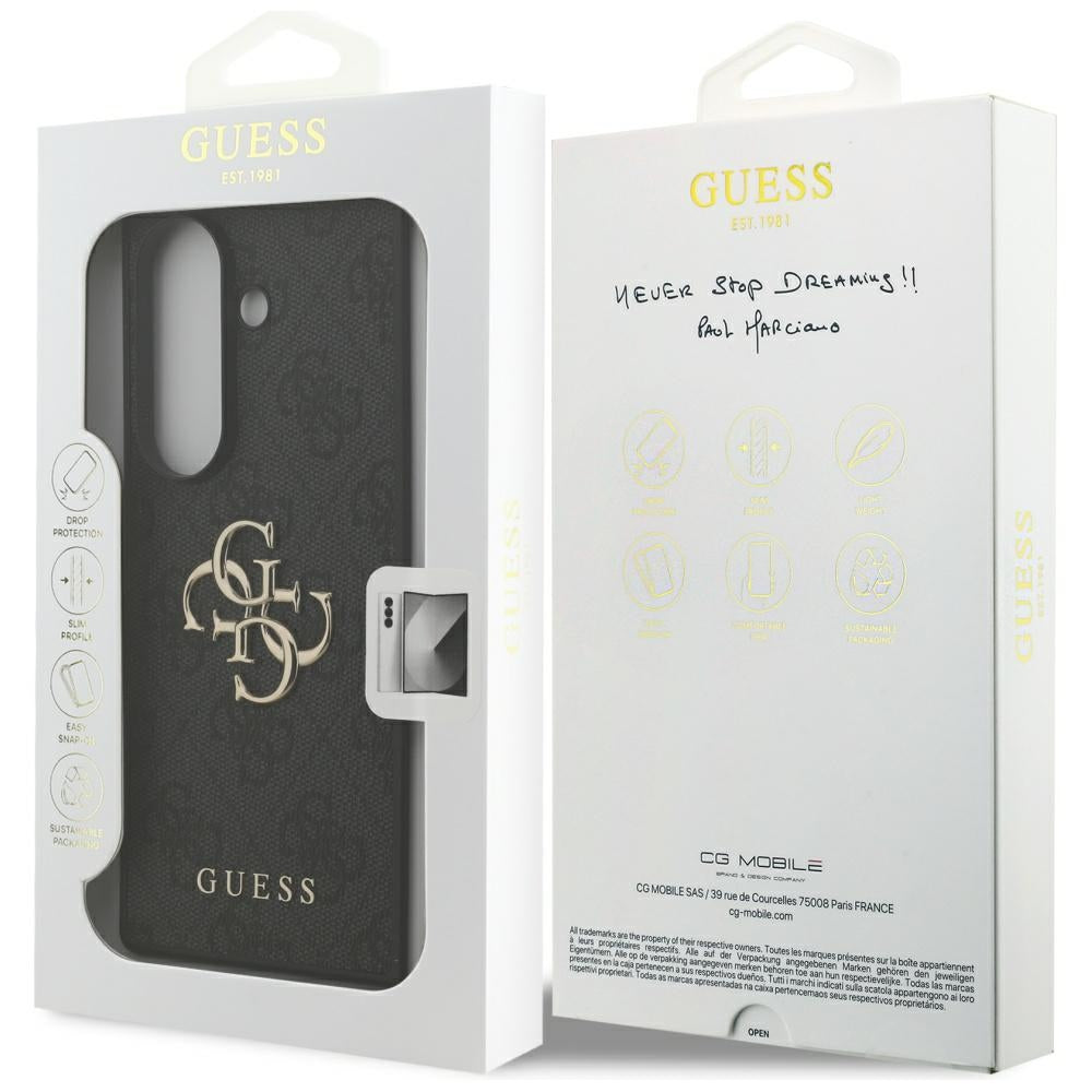 Guess Husa de protectie Guess Hardcase 4G Big Logo (GUHCZFD74GMGGR) compatibil cu Samsung Galaxy Z Fold7, Negru – imagin