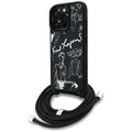 Karl Lagerfeld - Saffiano MagSafe Crossbody (KLHCP16LPGGRMPCK) - iPhone 16 Pro - Black
