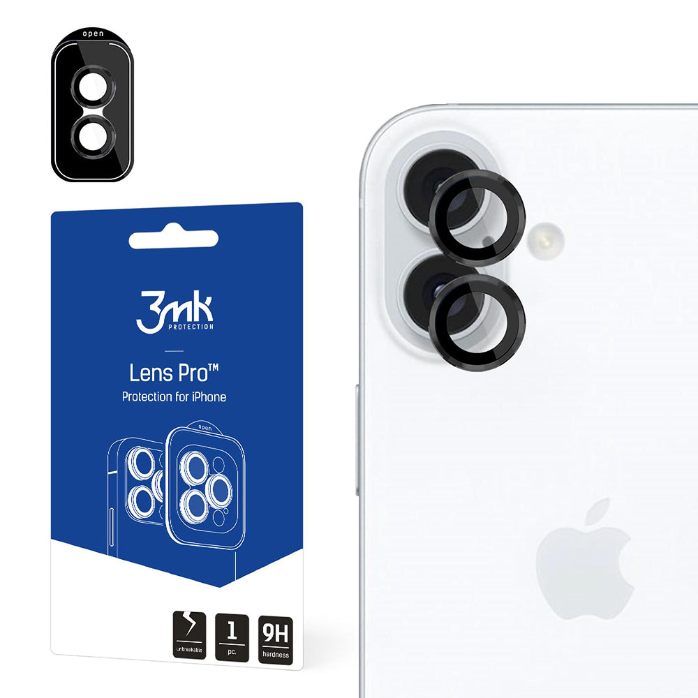 3mk - Lens Protection Pro - iPhone 16 / iPhone 16 Plus - Black