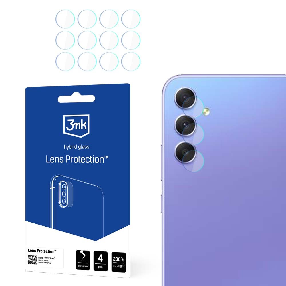 3mk - Lens Protection (4 pack) - Samsung Galaxy A35 / A55 5G - Clear