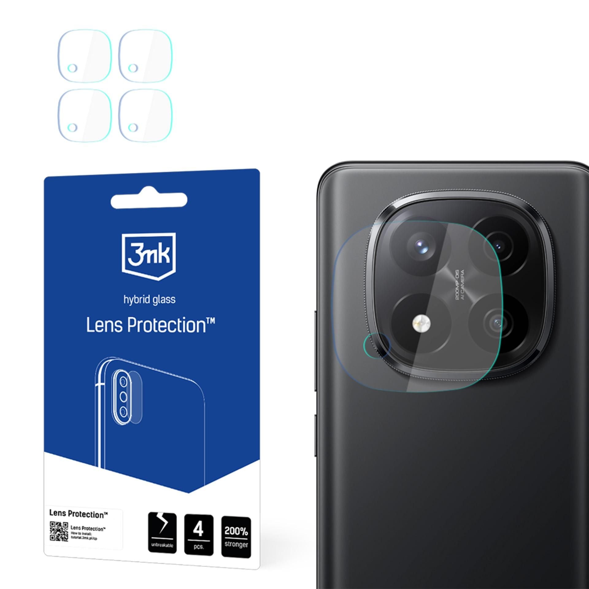 3mk - Lens Protection (4 pack) - Xiaomi Redmi Note 14 Pro+ 5G - Clear