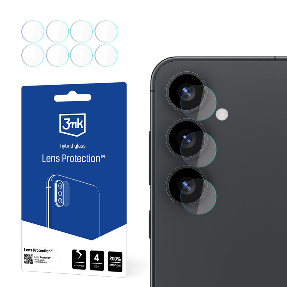 3mk - Lens Protection (4 pack) - Samsung Galaxy S25 - Clear