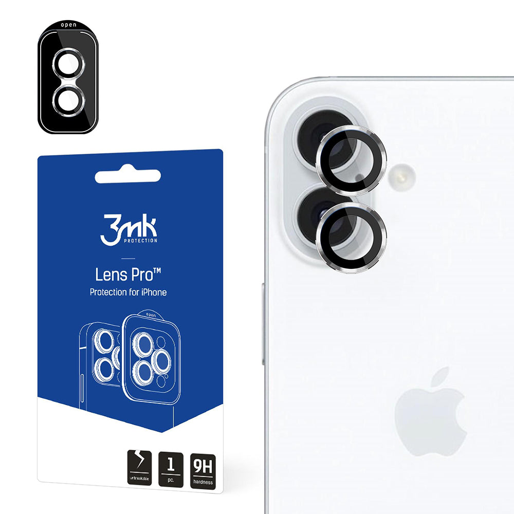 3mk - Lens Protection Pro - iPhone 16 / iPhone 16 Plus - Silver