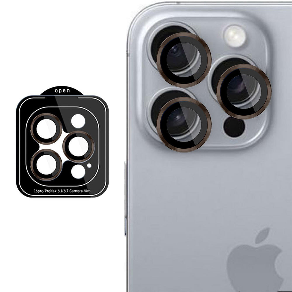 3mk - Lens Protection Pro - iPhone 16 Pro / iPhone 16 Pro Max - Rose Brown