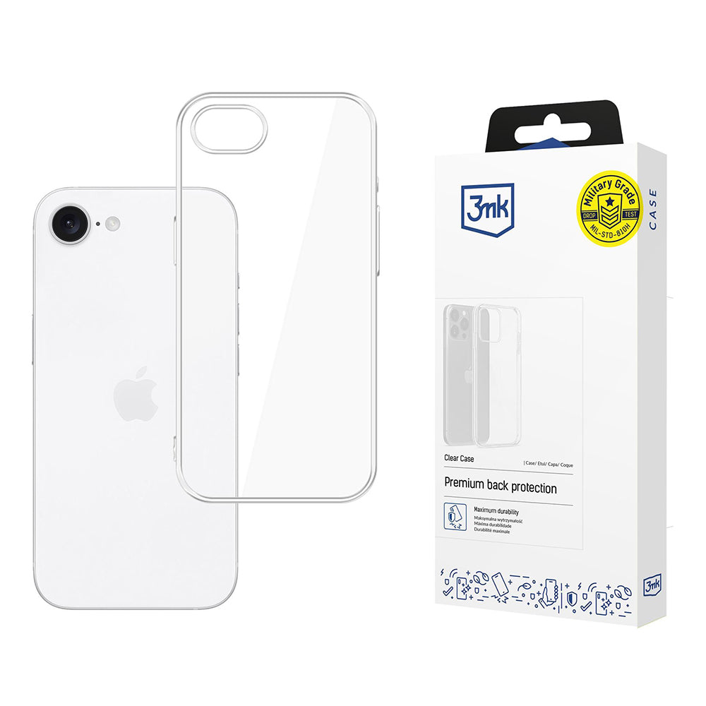 3mk - Clear Case - iPhone 16e / iPhone 17e - Transparent