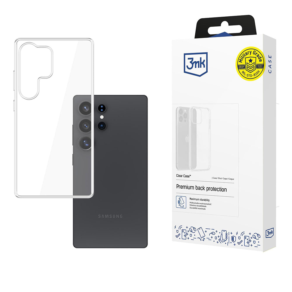 3mk - Clear Case - Samsung Galaxy S25 Ultra - Transparent