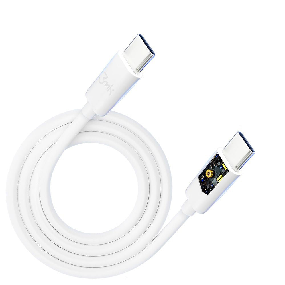 3mk - Data Cable Hyper - USB-C to USB-C, 100W, 5A, 2m - White