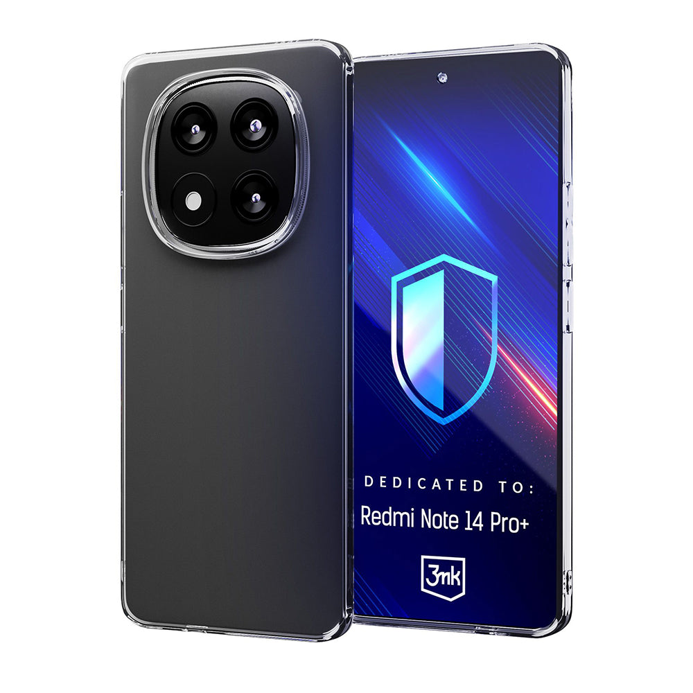 3mk - Clear Case - Xiaomi Redmi Note 14 Pro+ 5G - Transparent