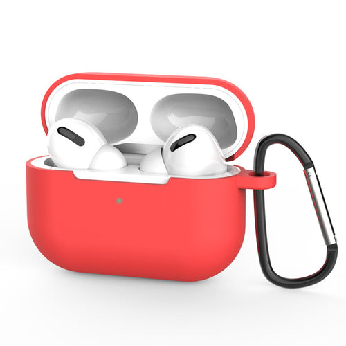 Techsuit - Silicone Case - for AirPods Pro 3, Smooth Ultrathin Material - Red