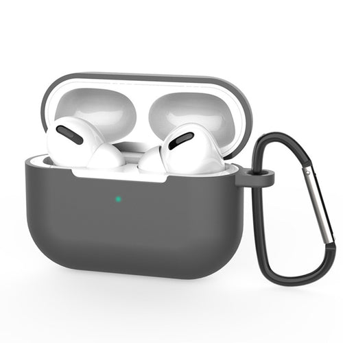 Techsuit - Silicone Case - for AirPods Pro 3, Smooth Ultrathin Material - Gray