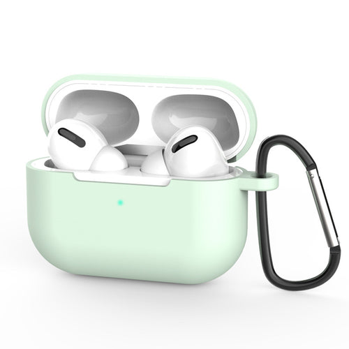 Techsuit - Silicone Case - for AirPods Pro 3, Smooth Ultrathin Material - Mint Green