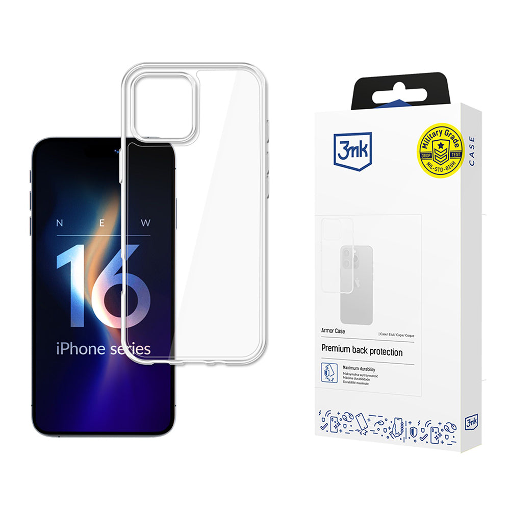 3mk - Armor Case - iPhone 16 Pro - Transparent