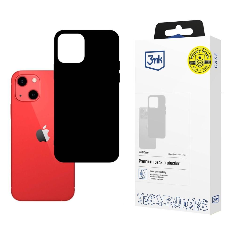 3mk - Matt Case - iPhone 13 - Black