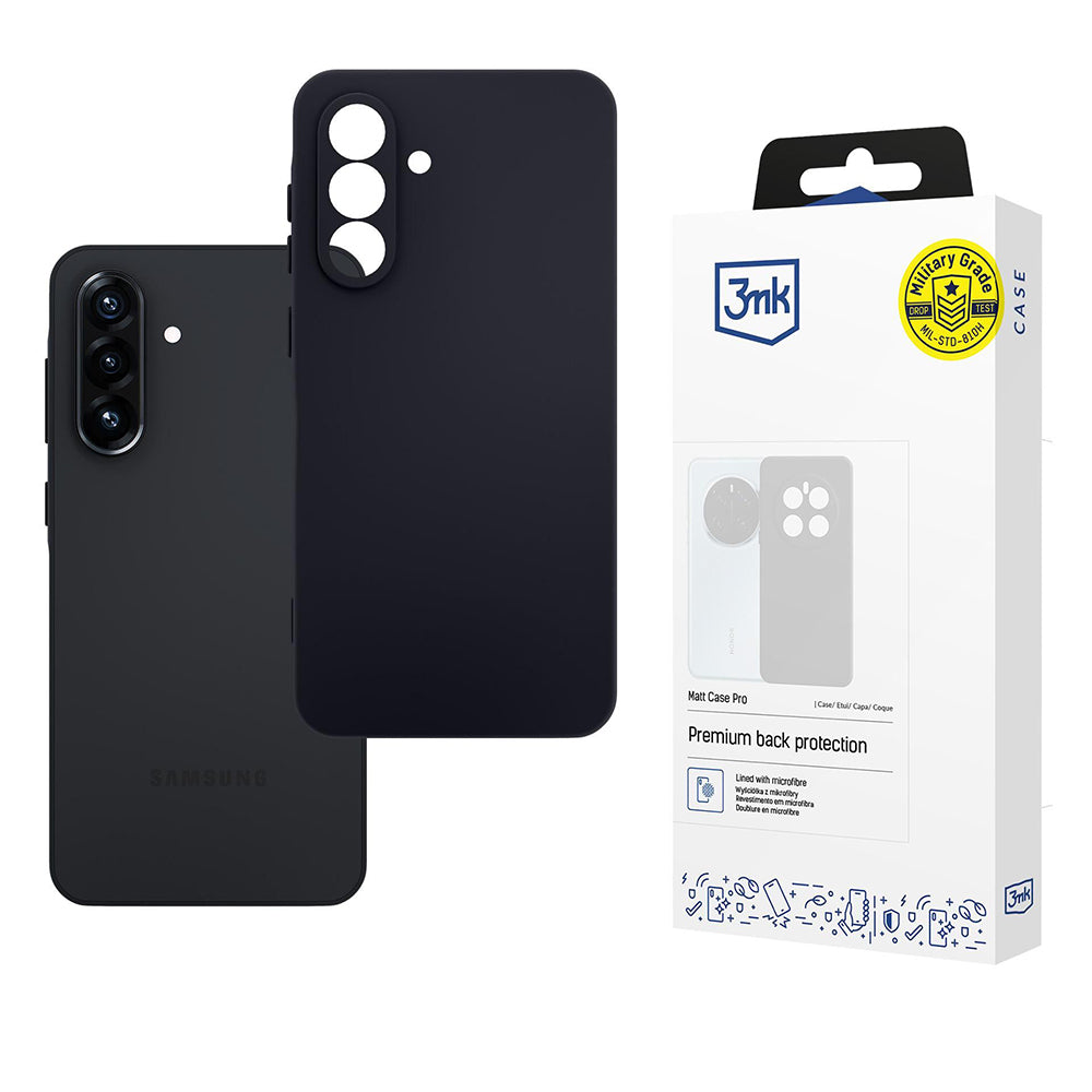 3mk - Matt Case - Samsung Galaxy A56 5G - Black