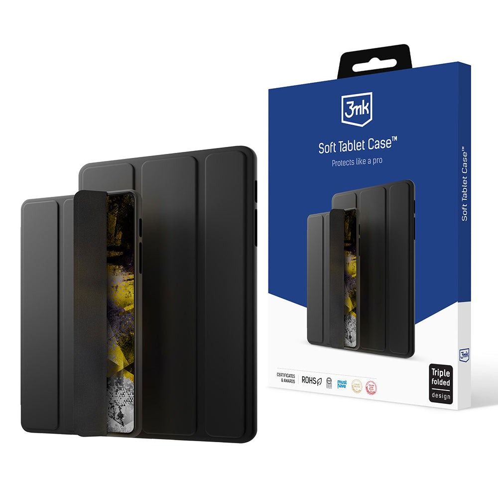 3mk - Soft Tablet Case - iPad 10 (2022) 10.9 / 11 (2025) - Black