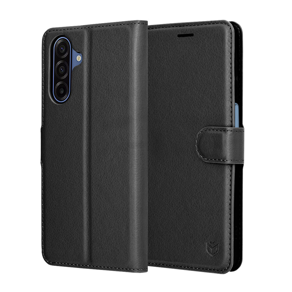 Techsuit - Leather Folio - Samsung Galaxy A17 5G / A17 4G / M17 / F17 - Black
